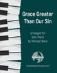Grace Greater Than Our Sin piano sheet music cover